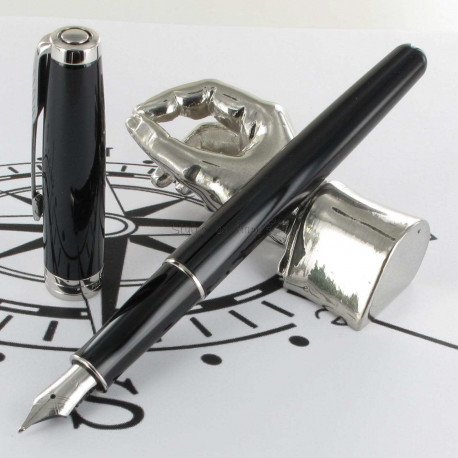 STYLO PLUME SONNET Laque noire Intense CT de PARKER STYLO PLUME SONNET Laque noire Intense CT de PARKER