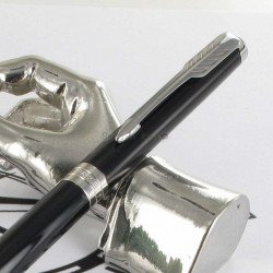STYLO BILLE SONNET Laque noire Intense CT (Slim) de PARKER