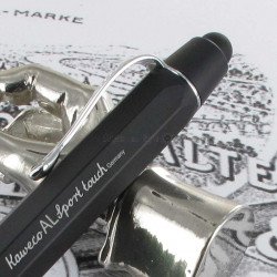 Stylo Bille Kaweco® Al Sport Noir Twist et embout tactile