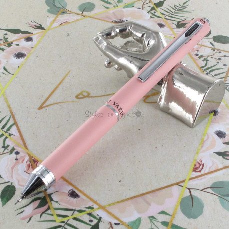 Stylo multifonctions Enzo Varini® Rose "4 en 1" Stylo multifonctions Enzo Varini® Rose "4 en 1"