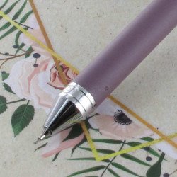 Stylo multifonctions Enzo Varini® Mauve "4 en 1"
