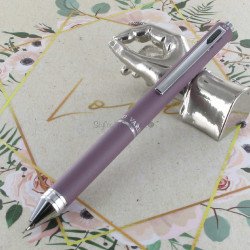 Stylo multifonctions Enzo Varini® Mauve "4 en 1"