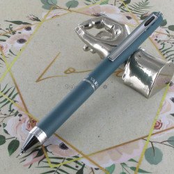 Stylo multifonctions Enzo Varini® bleu gris"4 en 1"