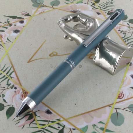 Stylo multifonctions Enzo Varini® bleu gris"4 en 1" Stylo multifonctions Enzo Varini® bleu gris"4 en 1"