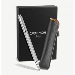 Coffret Stylo Bille Ecridor et son Etui cartes cuir Caran d'Ache® Hypnose
