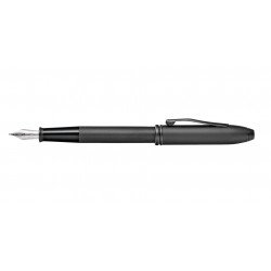 Stylo Plume Fine Cross® Townsend Noir Mat PVD Pointe de Diamant