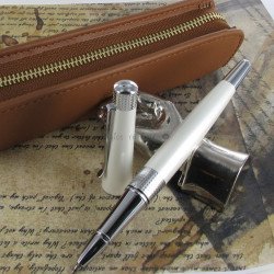 Stylo Roller Cross® Beverly Beige Nacré (convertible en bille)