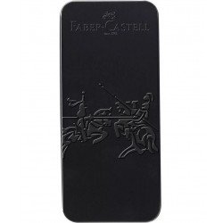 Coffret stylos Plume + Bille Faber Castell® GRIP Noir Mat