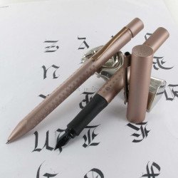 Coffret stylos Plume + Bille Faber Castell® GRIP Cuivré Rosé