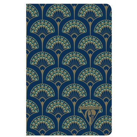 Carnet Clairefontaine® Néo Déco Bleu Paon Carnet Clairefontaine® Néo Déco Bleu Paon