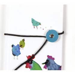 Carnet Clairefontaine® Les Coquettes Cordelette Blanc Graines