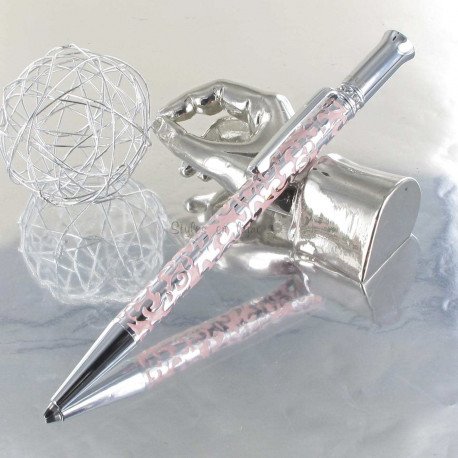 Stylo Bille Oberthur "Rosa" Rouge Stylo Bille Oberthur "Rosa" Rouge