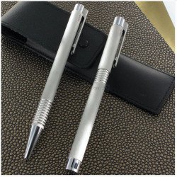 Parure de Stylos (Plume & Bille) LAMY® "Logo" brushed