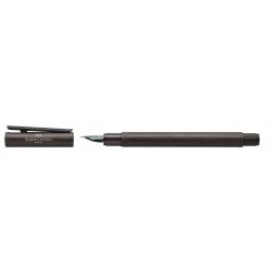 Stylo Plume Moyenne Faber Castell® "NEO" Aluminium Noir Mat