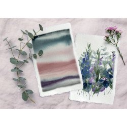 Carnet broché Clairefontaine® Quintessence Fleurs