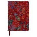 Carnet souple en Cuir Clairefontaine® Céleste Jardin Rouge