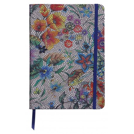 Carnet souple en Cuir Clairefontaine® Céleste Fleurs multicolores Carnet souple en Cuir Clairefontaine® Céleste Fleurs multicolores