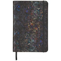 Carnet souple en Cuir Clairefontaine® Céleste Laser Noir