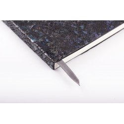 Carnet souple en Cuir Clairefontaine® Céleste Laser Noir