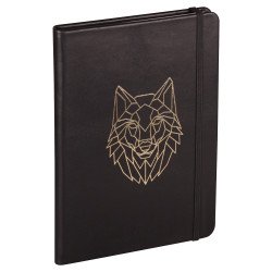 Carnet rigide en Cuir Clairefontaine® Forest Loup