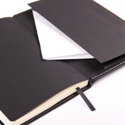 Carnet rigide en Cuir Clairefontaine® Forest Loup