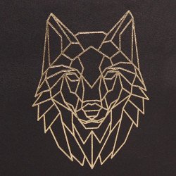 Carnet rigide en Cuir Clairefontaine® Forest Loup