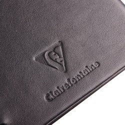 Carnet rigide en Cuir Clairefontaine® Forest Loup