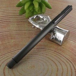 Stylo Plume Moyenne Faber Castell® "NEO" Aluminium Noir Mat