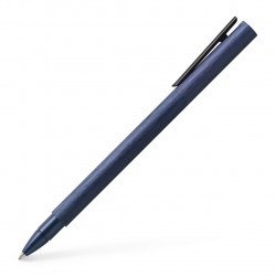 Stylo Roller Faber Castell® "NEO" Aluminium Bleu