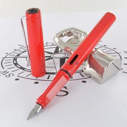 Stylo Plume Moyenne LAMY Safari Rouge