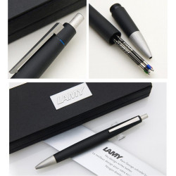 Stylo Bille Multi Couleurs LAMY® 2000 (Noir,Bleu,Rouge,Vert)