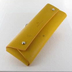 Etui Stylos Oberthur® Cologne (1 à 3 stylos) Moutarde