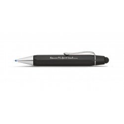 Stylo Bille Kaweco® Al Sport Noir Twist et embout tactile