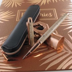 Stylo Bille Oberthur® "Palazzo" Laqué Crème