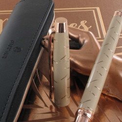 Stylo Plume Oberthur® "Palazzo" Laqué Crème