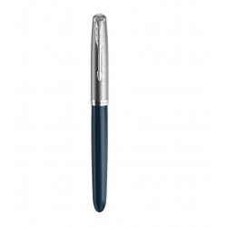 Stylo Plume Fine PARKER® 51 Bleu Turquoise Chromé