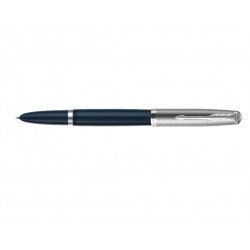 Stylo Plume Fine PARKER® 51 Bleu Turquoise Chromé