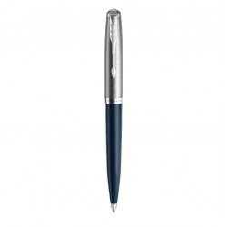 Stylo Plume Moyenne PARKER® 51 Bleu Nuit Chromé