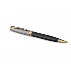 Stylo Bille PARKER® SONNET Noir & Métal Finition Or