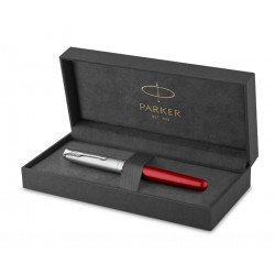 Stylo Roller PARKER® Sonnet Essentiel Rouge Chromé
