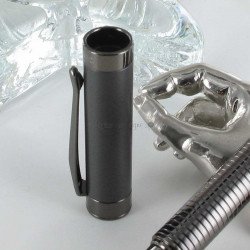 Coffret Stylo Roller Oberthur "Orion" Chevron Gris Mat Chevrons + 2 recharges offertes