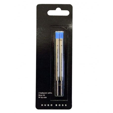 Lot de 2 Recharges Bille Bleue Moyenne Hugo Boss® Lot de 2 Recharges Bille Bleue Moyenne Hugo Boss®