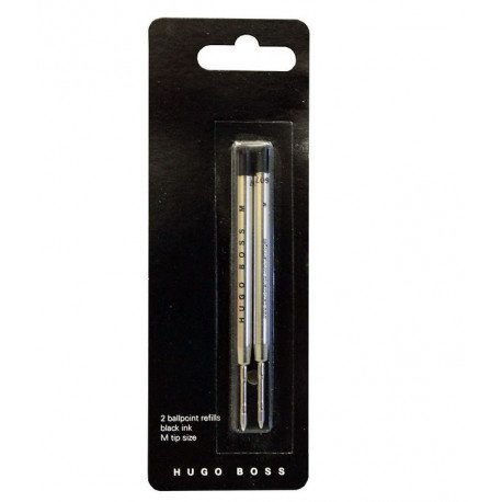 Lot de 2 Recharges Bille Noire Moyenne Hugo Boss® Lot de 2 Recharges Bille Noire Moyenne Hugo Boss®