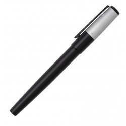 Stylo Roller Hugo Boss® Gear MINIMAL Noir & Chrome
