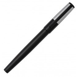 Stylo Roller Hugo Boss® Gear MINIMAL Noir & Chrome