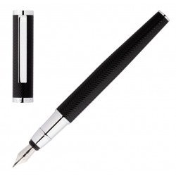 Stylo Plume Hugo Boss® Formation Herringbone Chrome