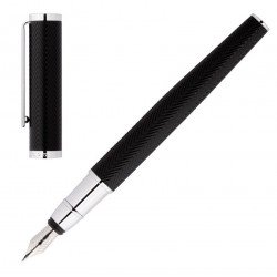 Stylo Plume Hugo Boss® Formation Herringbone Chrome