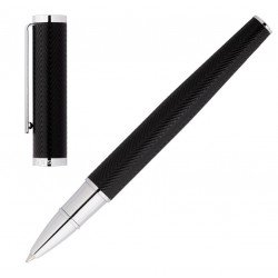 Stylo Roller Hugo Boss® Formation Herringbone Chrome