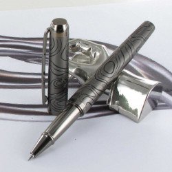 Stylo Roller Oberthur® Himalaya Gun Noir
