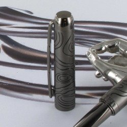 Stylo Roller Oberthur® Himalaya Gun Noir